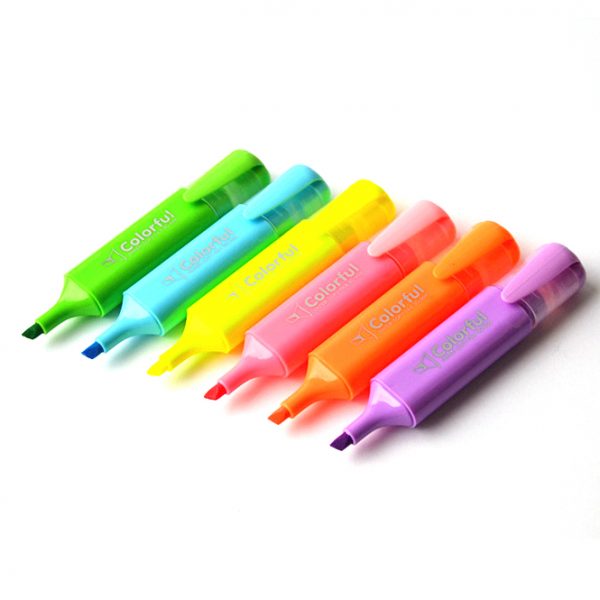 Fluorescent Highlighter Pen | Office Highlighter | Chisel Tip Highlighters