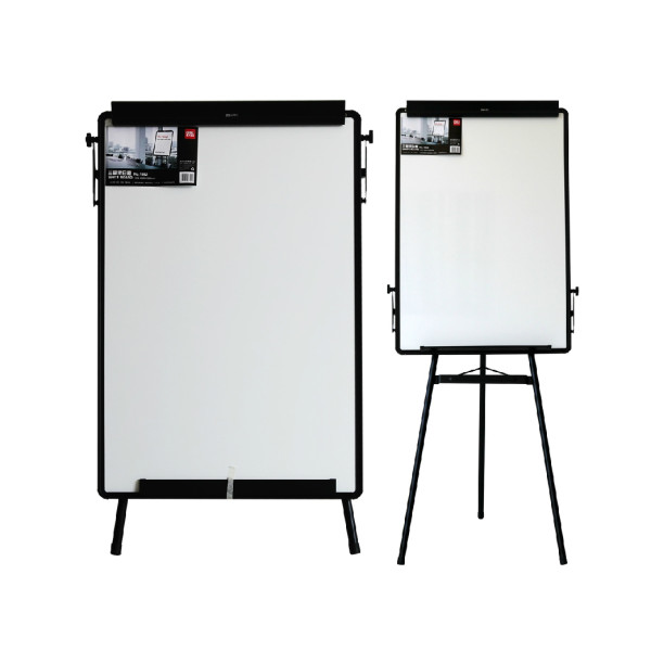 Magnetic Whiteboard with Tripod Easel Adjustable 60 x 90 cm