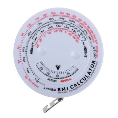 Round BMI calculator tape measure | BMI Anatomical Tape Measure